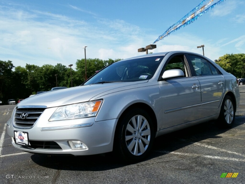 2009 Sonata Limited V6 - Bright Silver / Cocoa photo #1