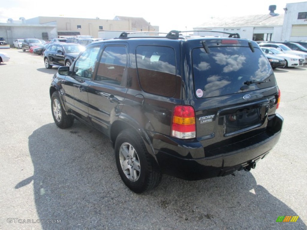 2005 Escape Limited 4WD - Black / Medium/Dark Pebble Beige photo #10