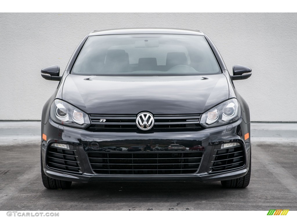 Deep Black Pearl Metallic 2012 Volkswagen Golf R 2 Door 4Motion Exterior Photo #105815985