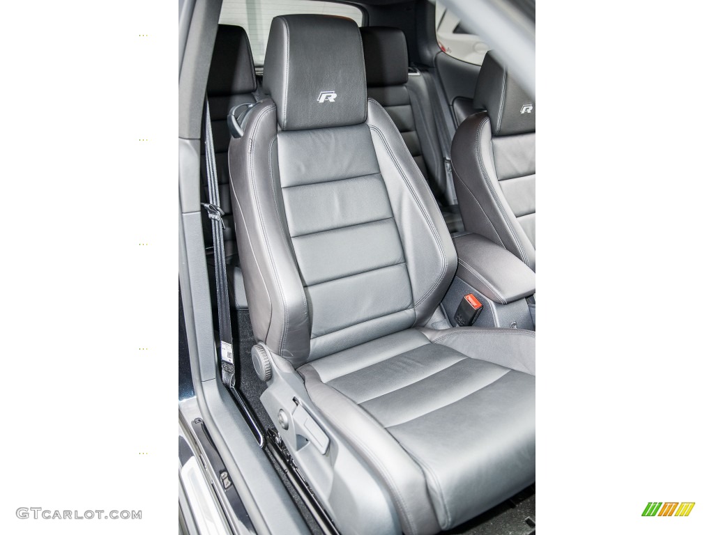 R Titan Black Leather Interior 2012 Volkswagen Golf R 2 Door 4Motion Photo #105816078