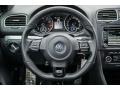 R Titan Black Leather Steering Wheel Photo for 2012 Volkswagen Golf R #105816099