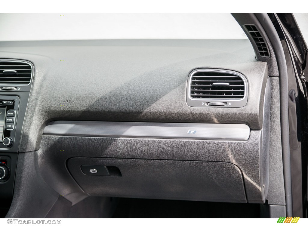 2012 Golf R 2 Door 4Motion - Deep Black Pearl Metallic / R Titan Black Leather photo #24