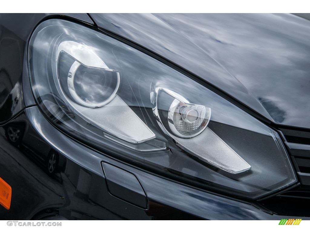 2012 Golf R 2 Door 4Motion - Deep Black Pearl Metallic / R Titan Black Leather photo #27