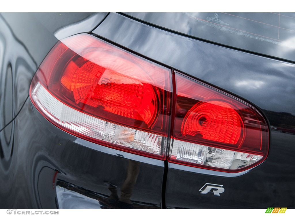 2012 Golf R 2 Door 4Motion - Deep Black Pearl Metallic / R Titan Black Leather photo #30