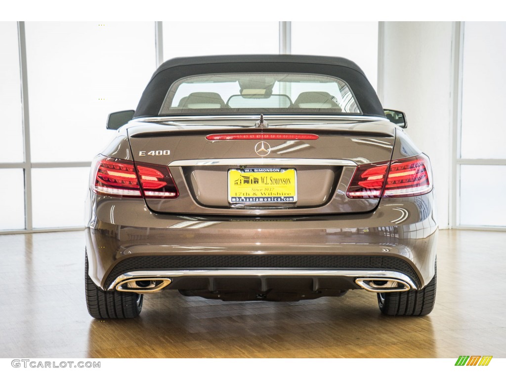2016 E 400 Cabriolet - Dolomite Brown Metallic / Espresso Brown/Black photo #4