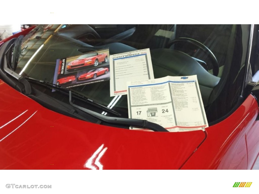 1999 Camaro Z28 SS Coupe - Bright Red / Dark Gray photo #22