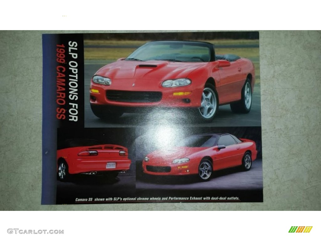 1999 Camaro Z28 SS Coupe - Bright Red / Dark Gray photo #25