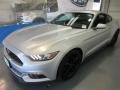 2015 Ingot Silver Metallic Ford Mustang EcoBoost Premium Coupe  photo #3