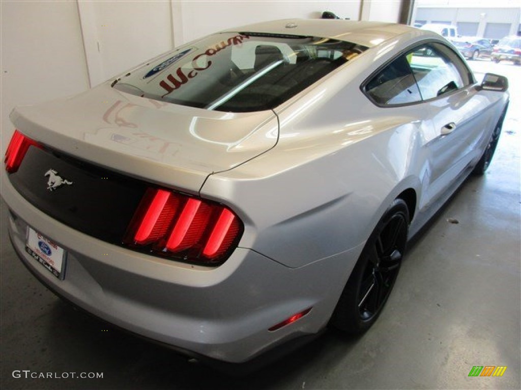 2015 Mustang EcoBoost Premium Coupe - Ingot Silver Metallic / Ebony photo #7