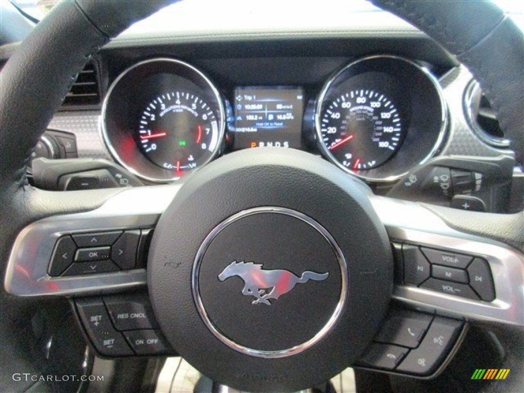 2015 Mustang EcoBoost Premium Coupe - Ingot Silver Metallic / Ebony photo #19