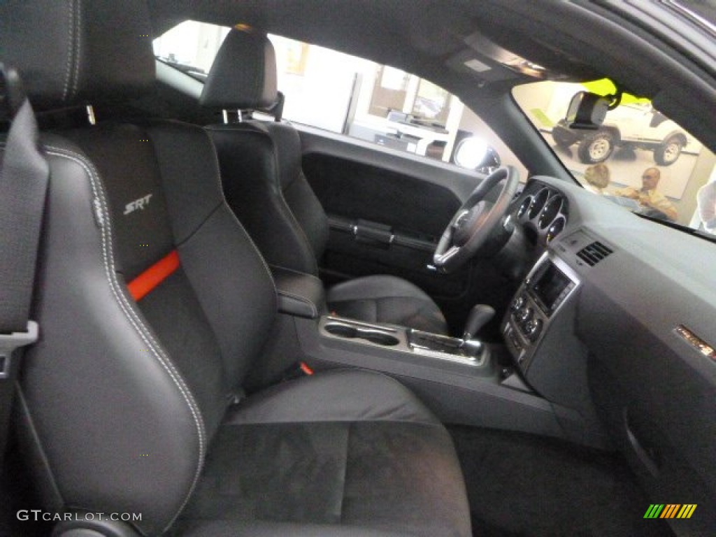 2014 Challenger SRT8 392 - Phantom Black Tri-Coat Pearl / Dark Slate Gray photo #9