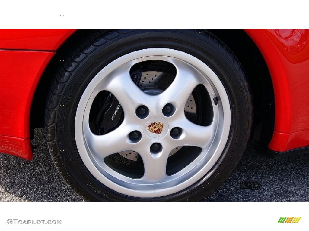 1995 911 Carrera Cabriolet - Guards Red / Cashmere Beige photo #23