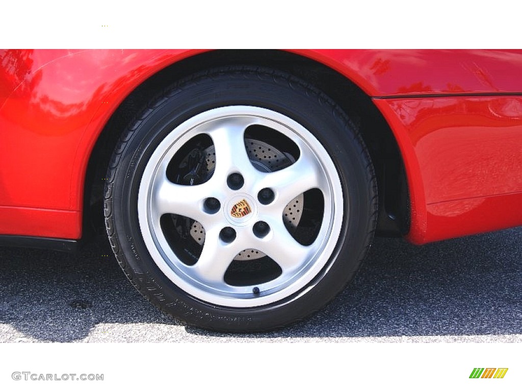 1995 911 Carrera Cabriolet - Guards Red / Cashmere Beige photo #27