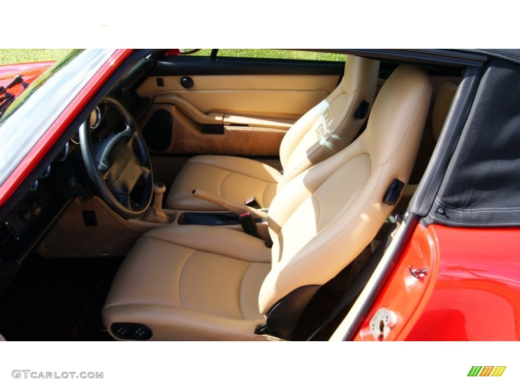 1995 911 Carrera Cabriolet - Guards Red / Cashmere Beige photo #35