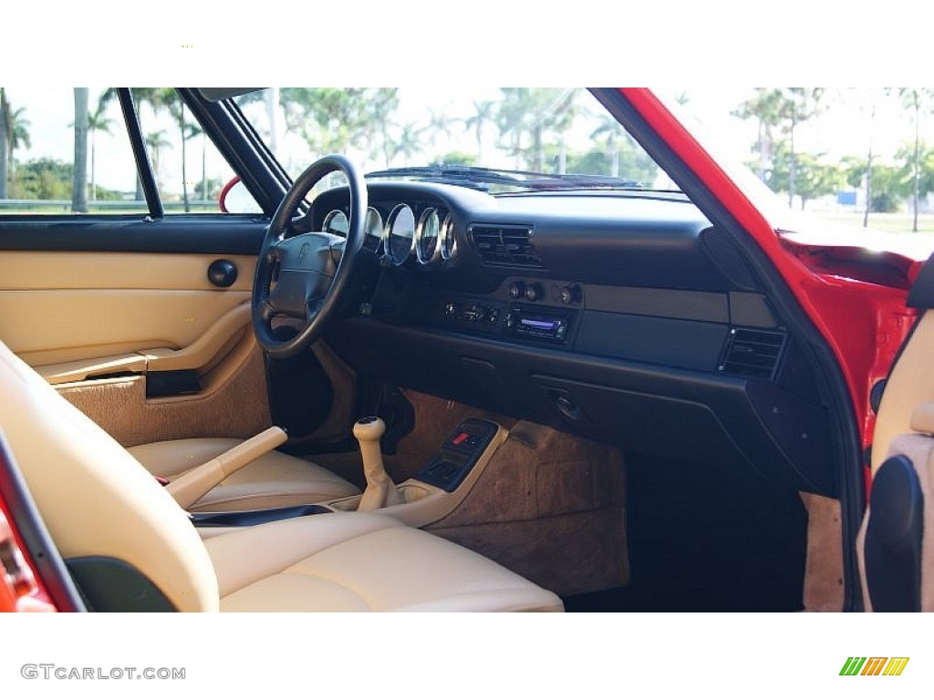 1995 911 Carrera Cabriolet - Guards Red / Cashmere Beige photo #39