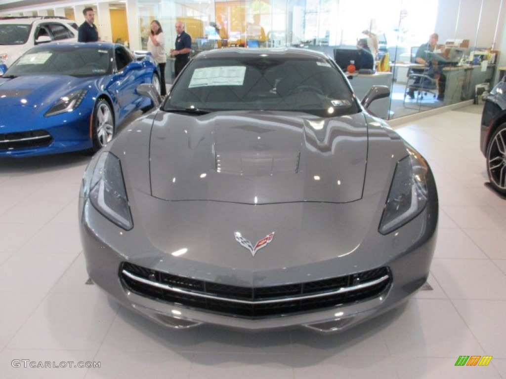Shark Gray Metallic 2016 Chevrolet Corvette Stingray Coupe Exterior Photo #105825997