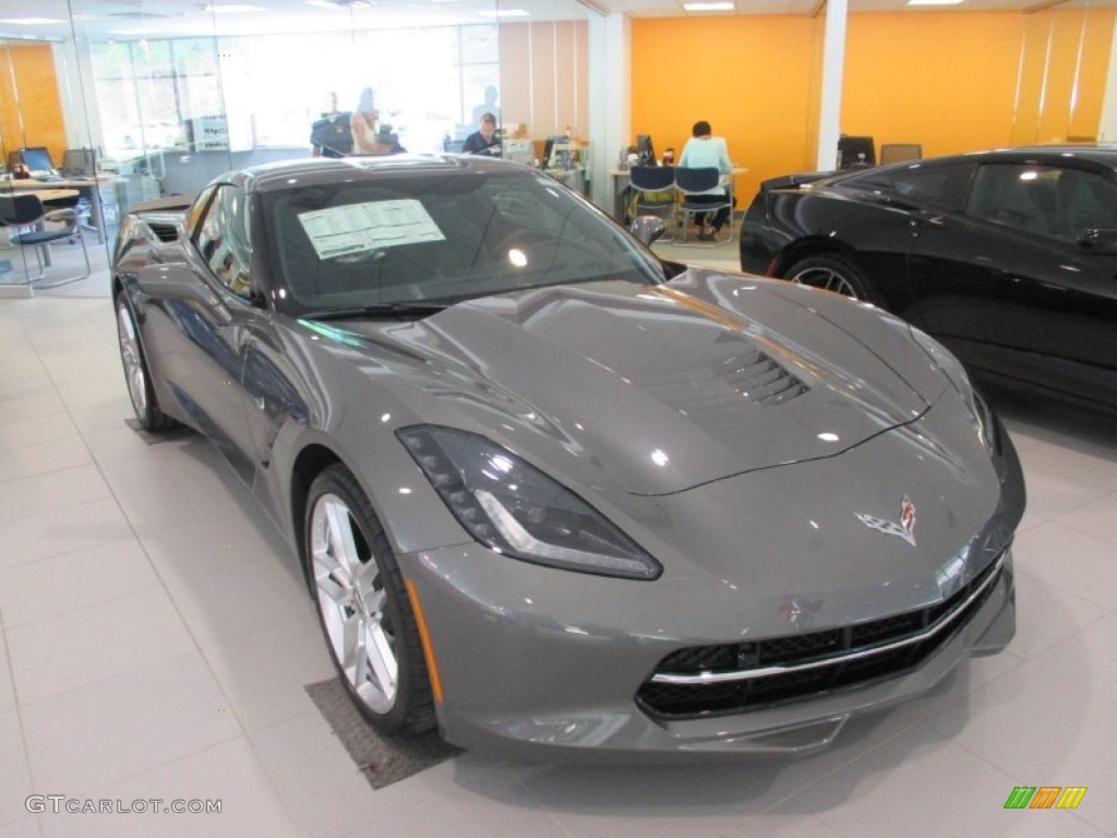 Shark Gray Metallic 2016 Chevrolet Corvette Stingray Coupe Exterior Photo #105826021