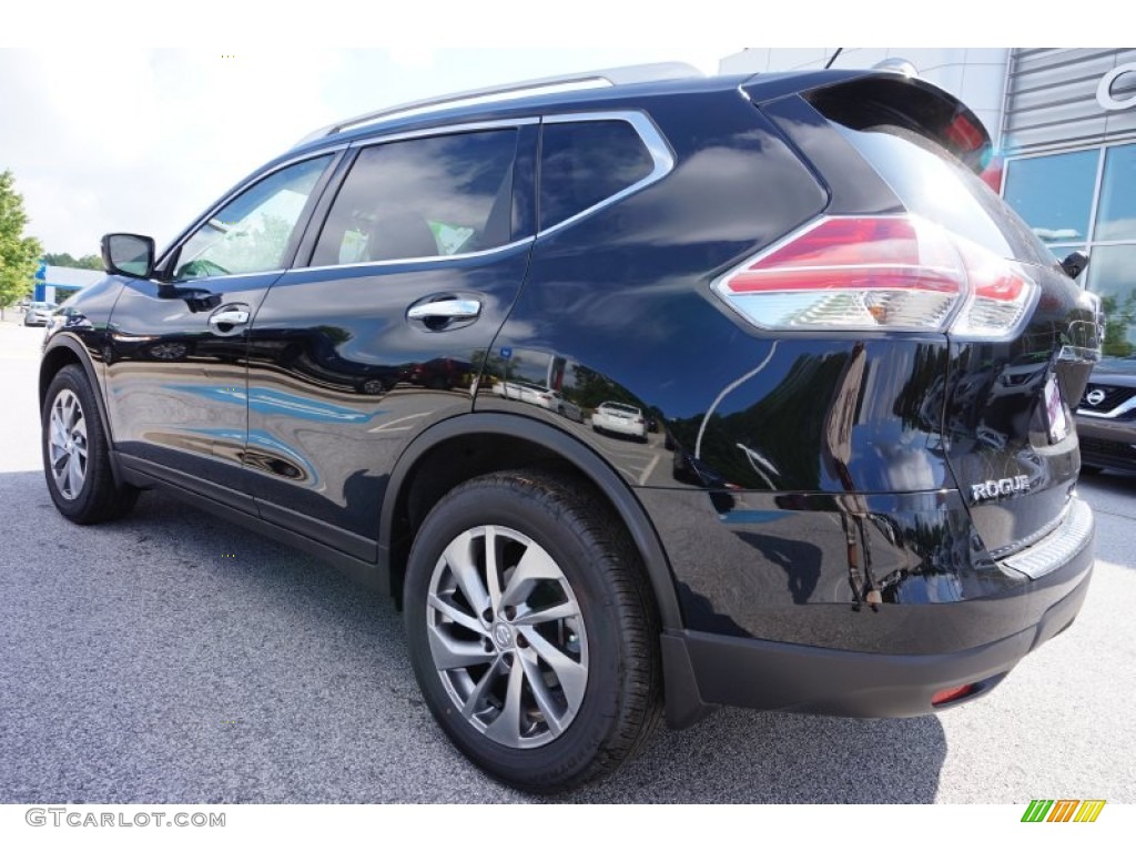 2015 Rogue SL - Super Black / Almond photo #3
