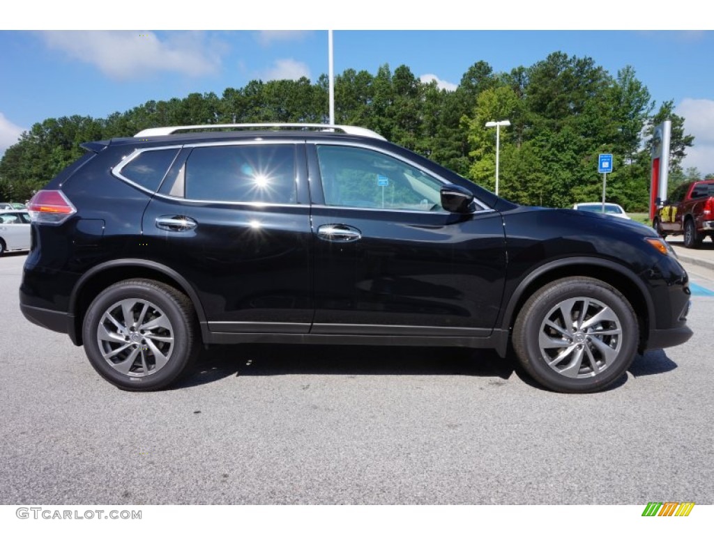 2015 Rogue SL - Super Black / Almond photo #6
