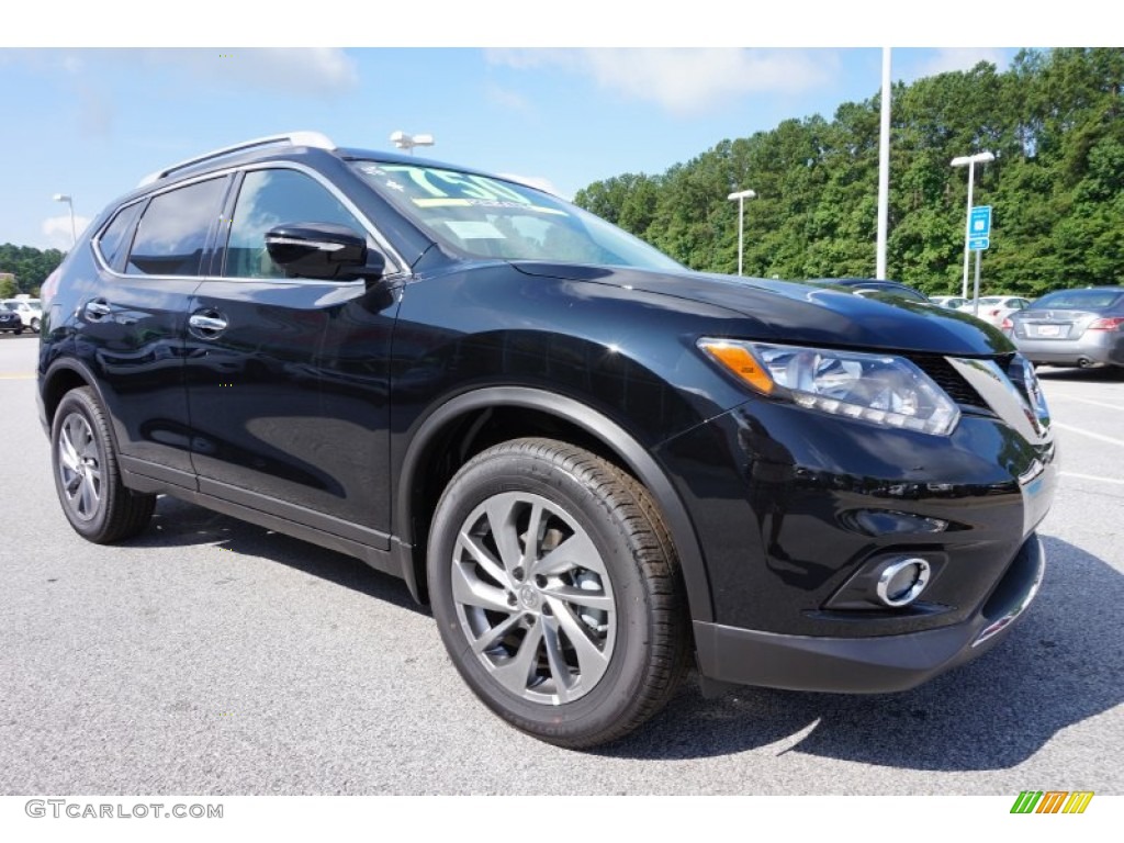 2015 Rogue SL - Super Black / Almond photo #7