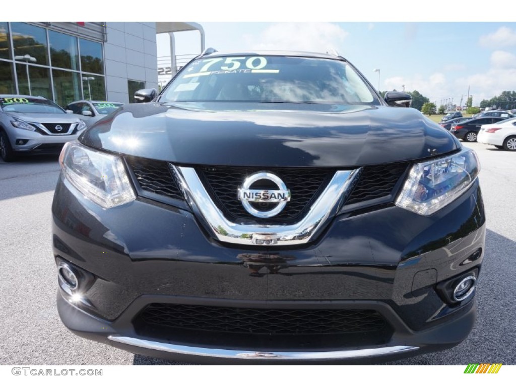 2015 Rogue SL - Super Black / Almond photo #8
