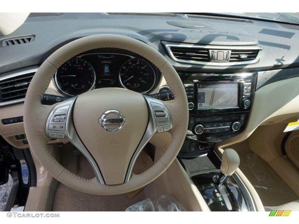 2015 Rogue SL - Super Black / Almond photo #10