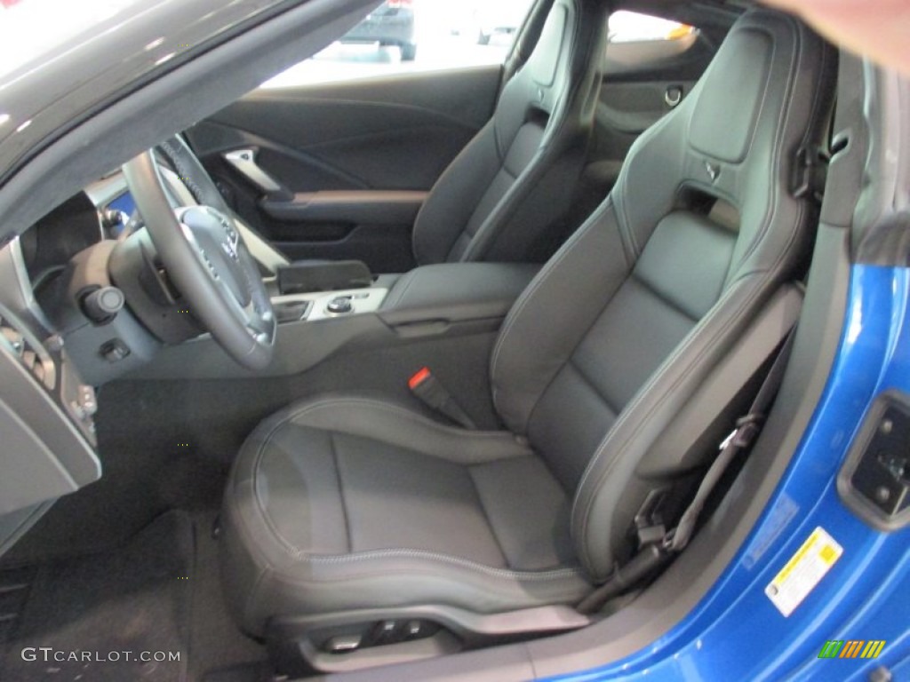 Jet Black Interior 2016 Chevrolet Corvette Stingray Coupe Photo #105826843