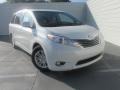 2015 Blizzard White Pearl Toyota Sienna XLE  photo #2