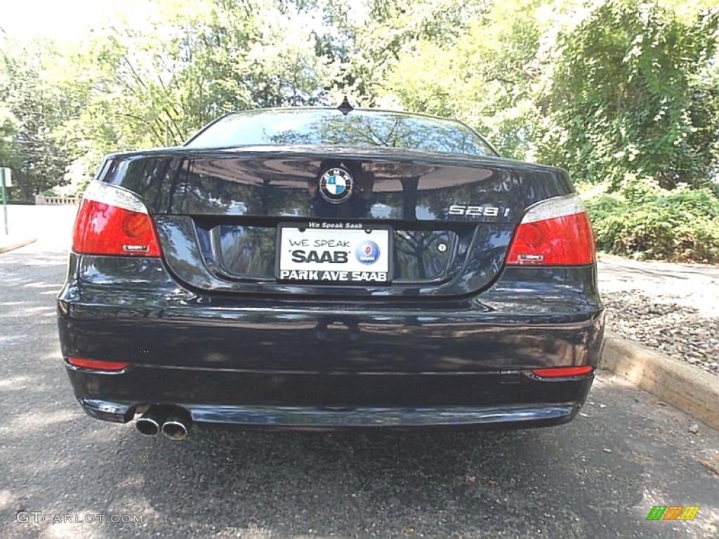 2009 5 Series 528xi Sedan - Monaco Blue Metallic / Natural Brown Dakota Leather photo #4