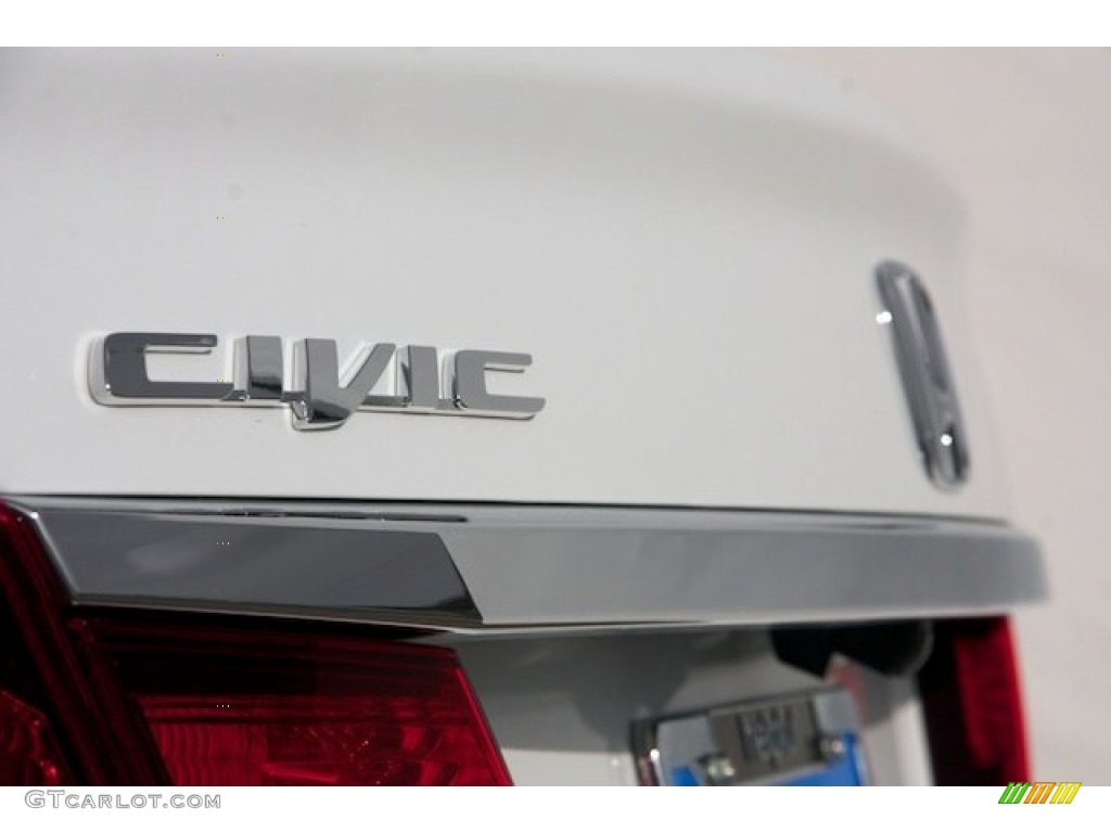 2015 Civic EX-L Sedan - White Orchid Pearl / Black photo #3