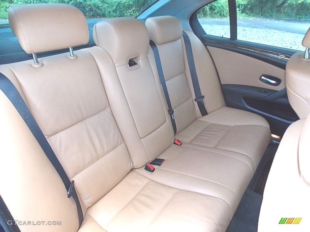 2009 5 Series 528xi Sedan - Monaco Blue Metallic / Natural Brown Dakota Leather photo #21