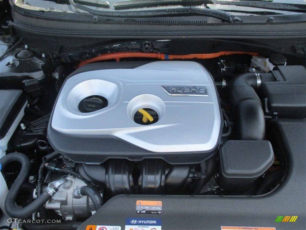 2016 Hyundai Sonata Hybrid SE 2.0 Liter GDI DOHC 16-Valve D-CVVT 4 Cylinder Gasoline/Electric Hybrid Engine Photo #105829108