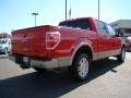 2009 Bright Red Ford F150 Lariat SuperCrew  photo #3