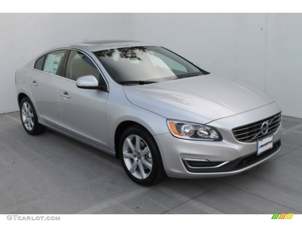 Bright Silver Metallic 2016 Volvo S60 T5 Drive-E Exterior Photo #105830623