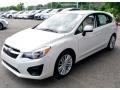 2012 Satin White Pearl Subaru Impreza 2.0i Premium 5 Door  photo #3