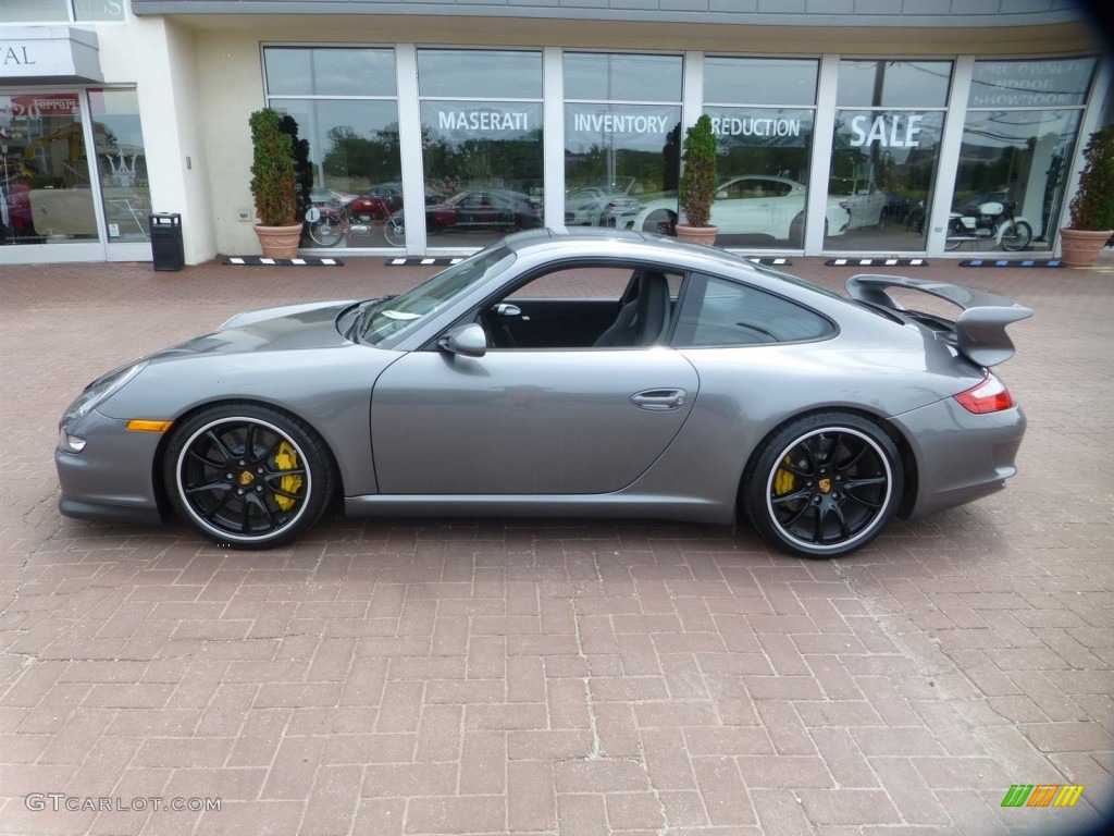 2007 911 GT3 - Meteor Grey Metallic / Black w/Alcantara photo #7