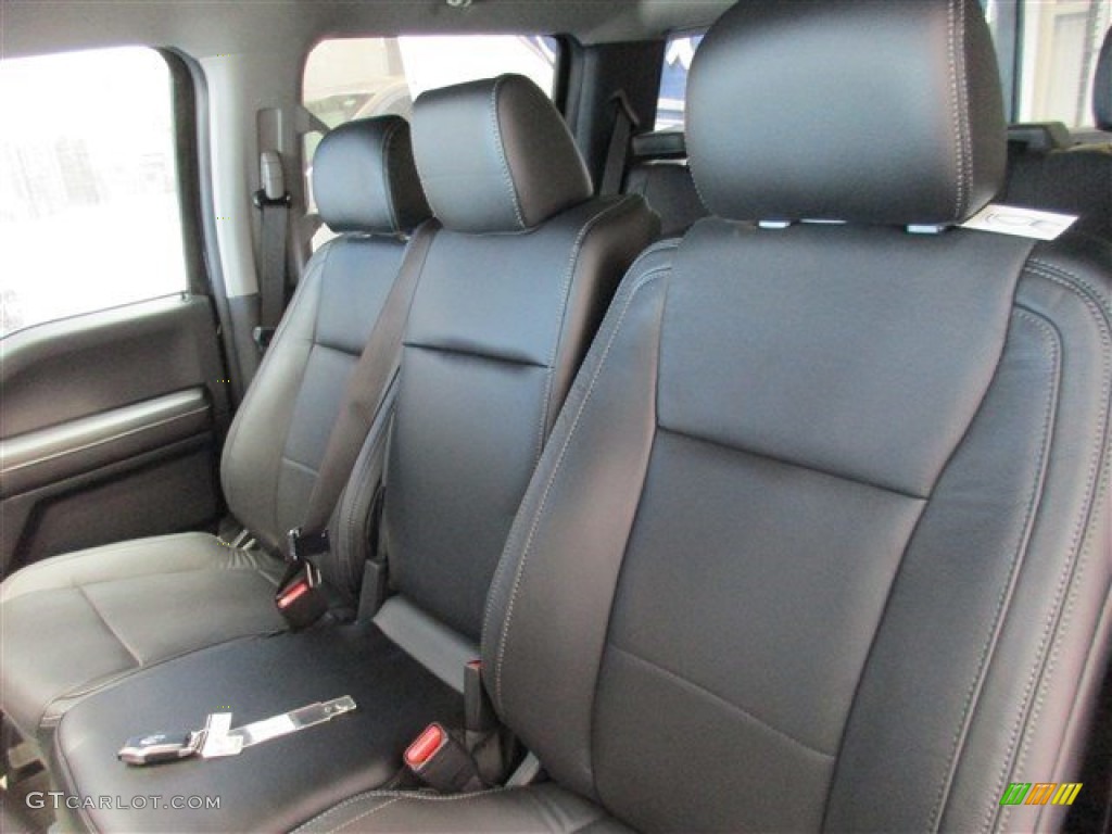 2015 F150 Lariat SuperCrew - Tuxedo Black Metallic / Black photo #9