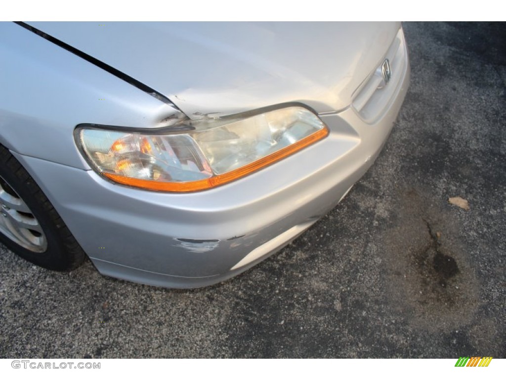 2002 Accord EX V6 Coupe - Satin Silver Metallic / Charcoal photo #9