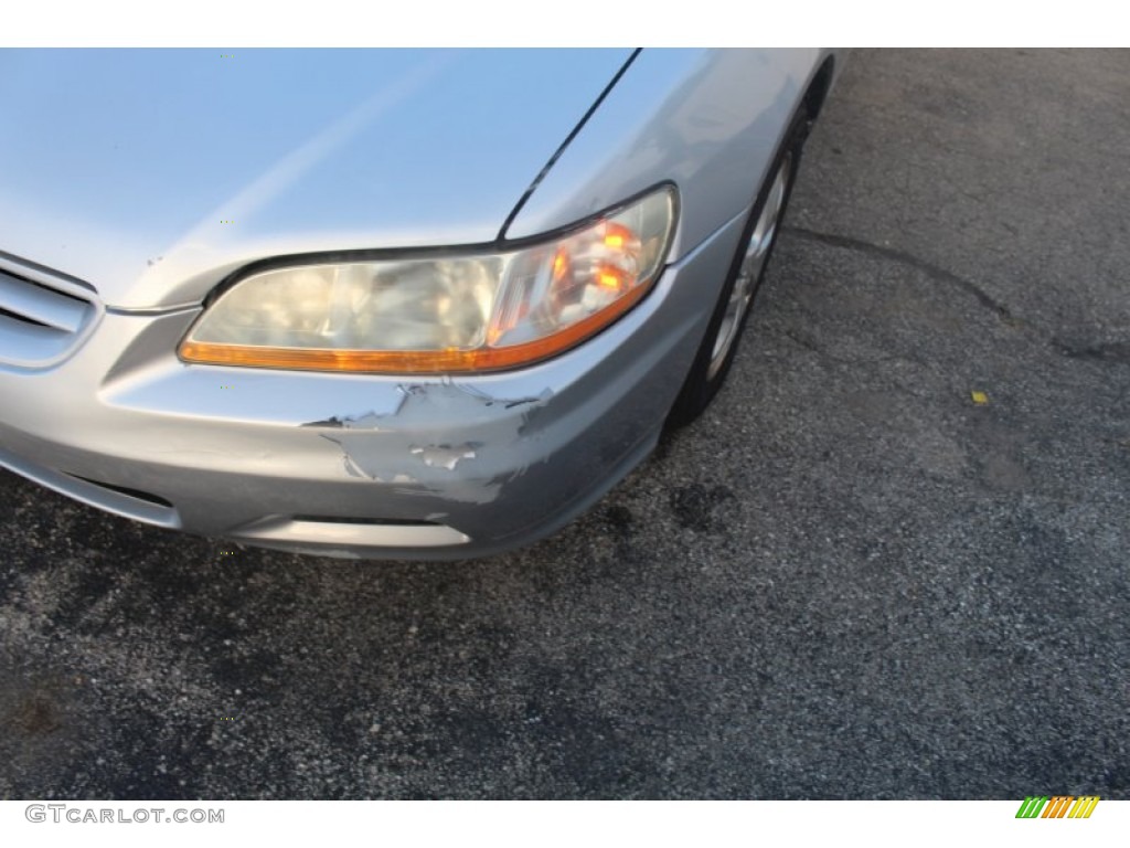 2002 Accord EX V6 Coupe - Satin Silver Metallic / Charcoal photo #10