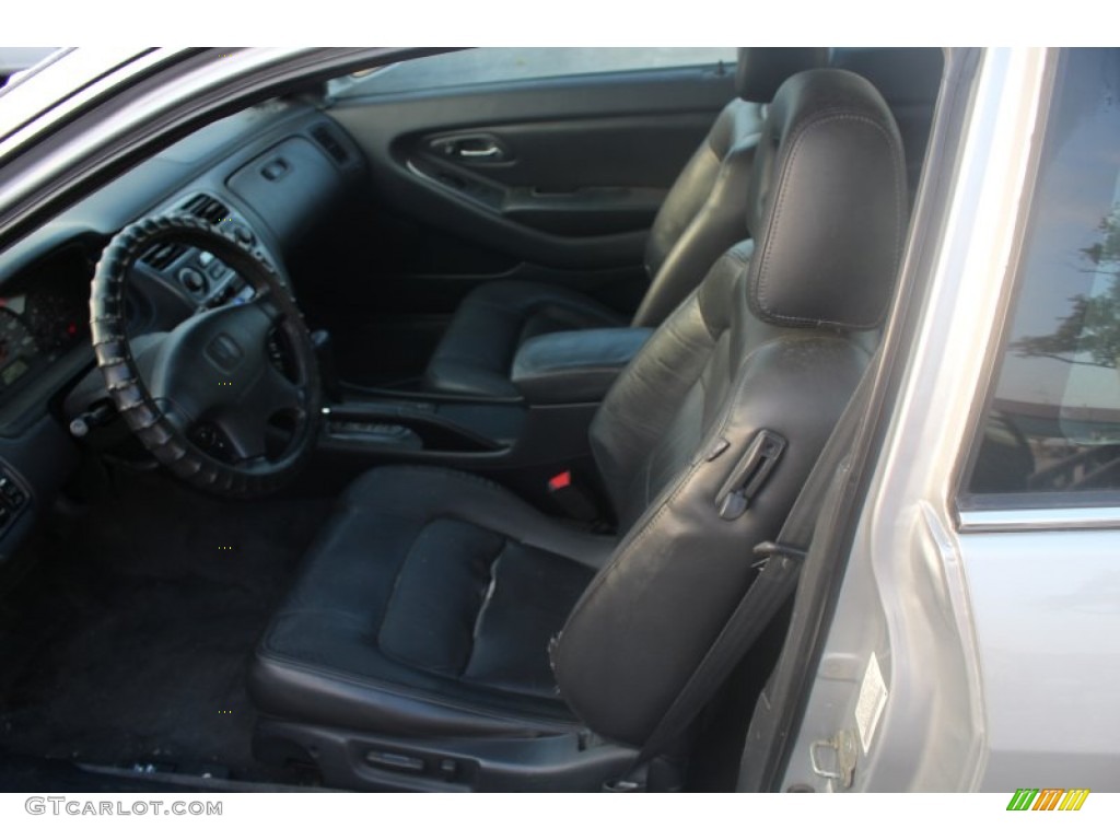 2002 Accord EX V6 Coupe - Satin Silver Metallic / Charcoal photo #13