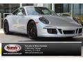 Rhodium Silver Metallic 2016 Porsche 911 Carrera GTS Coupe