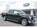 2015 Tuxedo Black Metallic Ford F150 Lariat SuperCrew 4x4  photo #1