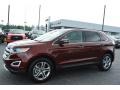 2015 Bronze Fire Metallic Ford Edge Titanium  photo #3