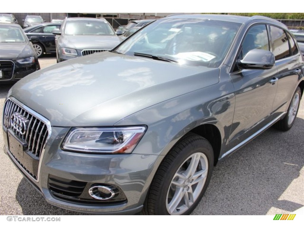 Monsoon Gray Metallic 2016 Audi Q5 2.0 TFSI Premium quattro Exterior Photo #105841639