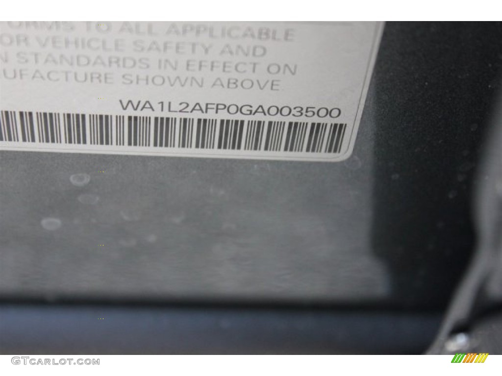 2016 Q5 2.0 TFSI Premium quattro - Monsoon Gray Metallic / Black photo #45