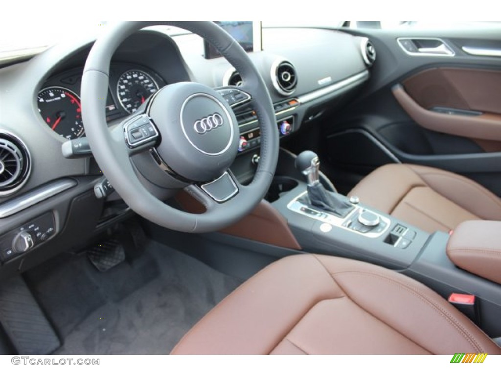 Chestnut Brown Interior 2016 Audi A3 2 0 Premium Plus