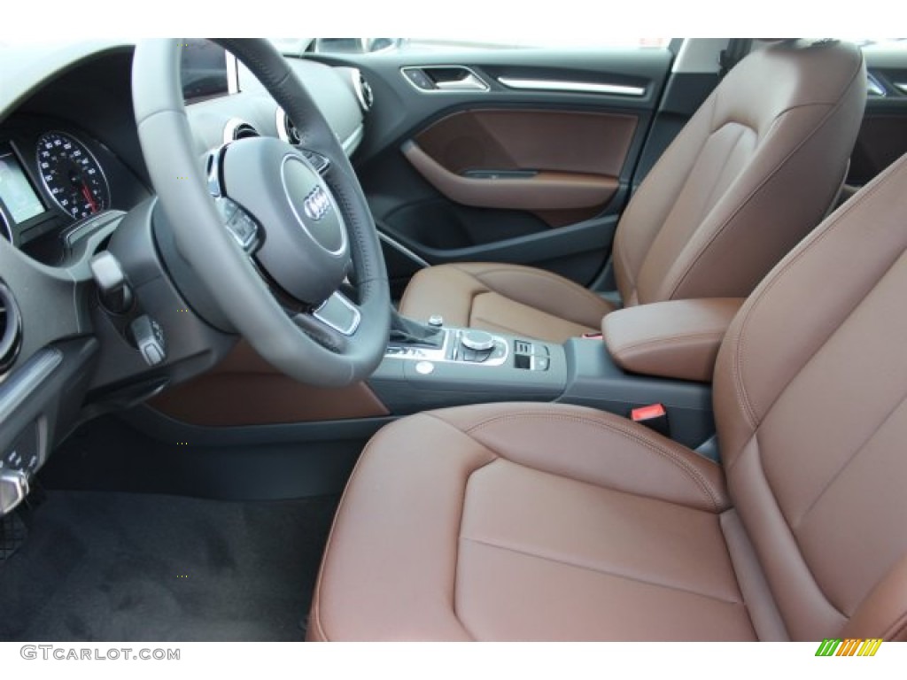 Chestnut Brown Interior 2016 Audi A3 2 0 Premium Plus