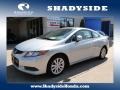 Alabaster Silver Metallic 2012 Honda Civic EX Coupe