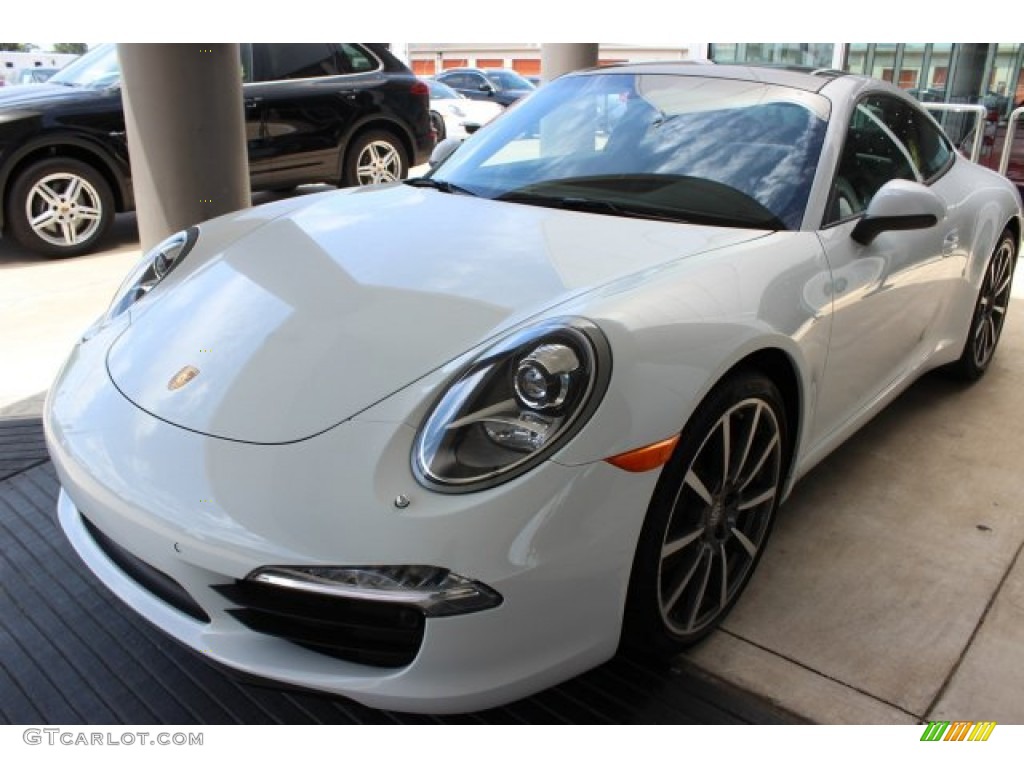 2015 911 Carrera Coupe - Carrara White Metallic / Black photo #3