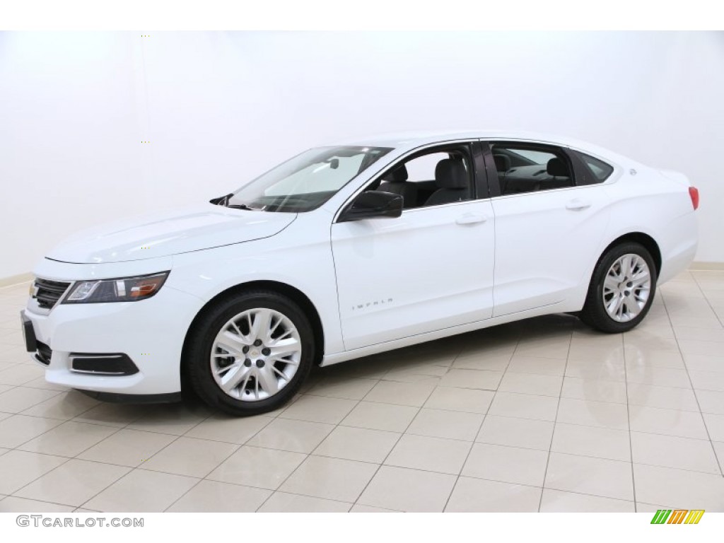 2014 Impala LS - Summit White / Jet Black/Dark Titanium photo #3